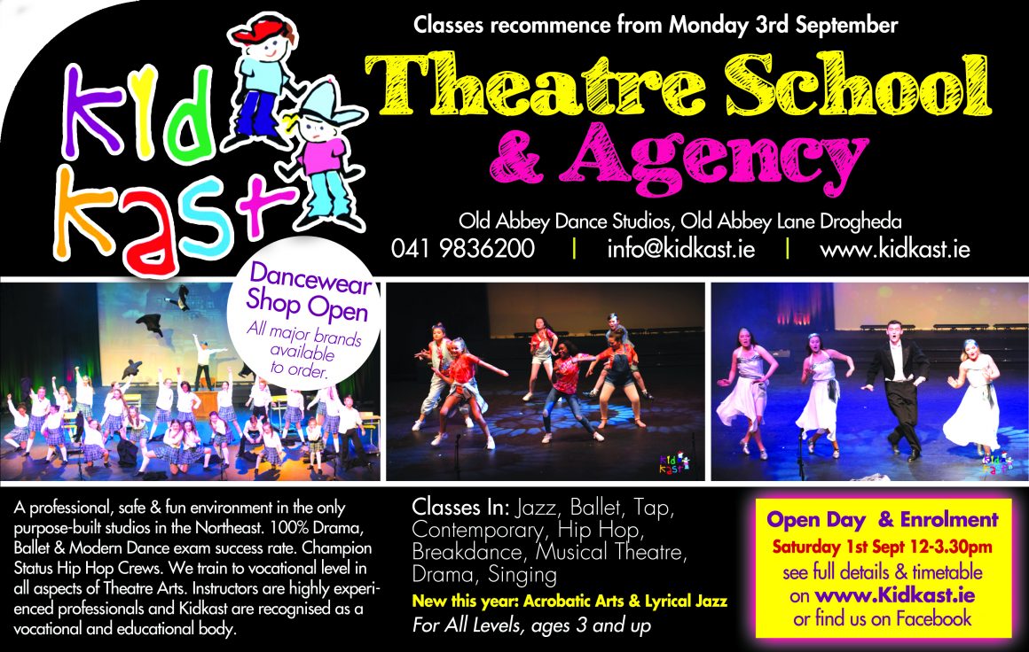 Open Day September 1st and classes resume from Monday 3rd September